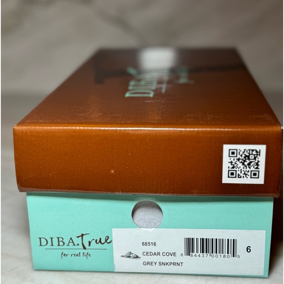 Diba True Cedar Cove Sandals subtle snakeskin NIB size 6 - Picture 15 of 16